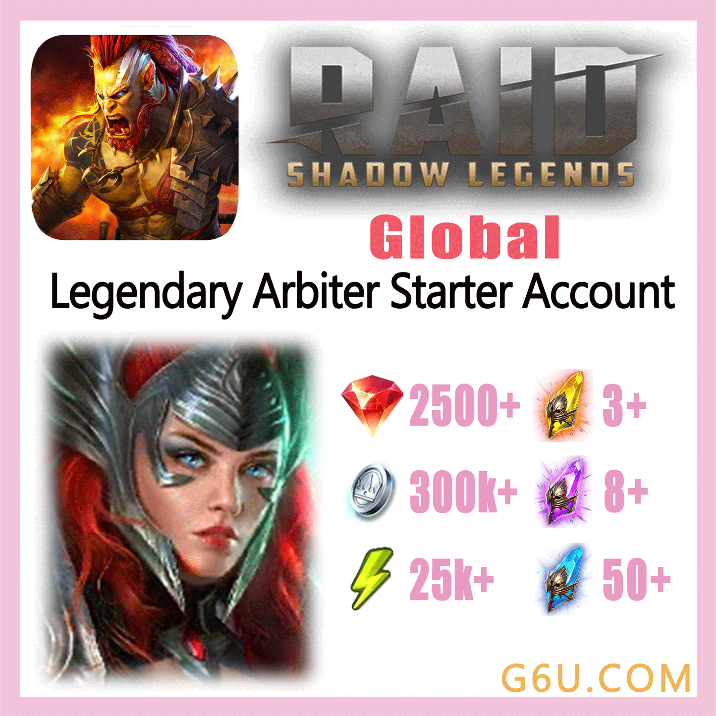 Raid: Shadow Legends Legendary Arbiter Starter Account (Global)