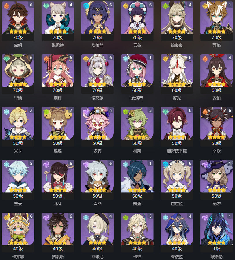 Genshin Impact Premium Account (Asia)