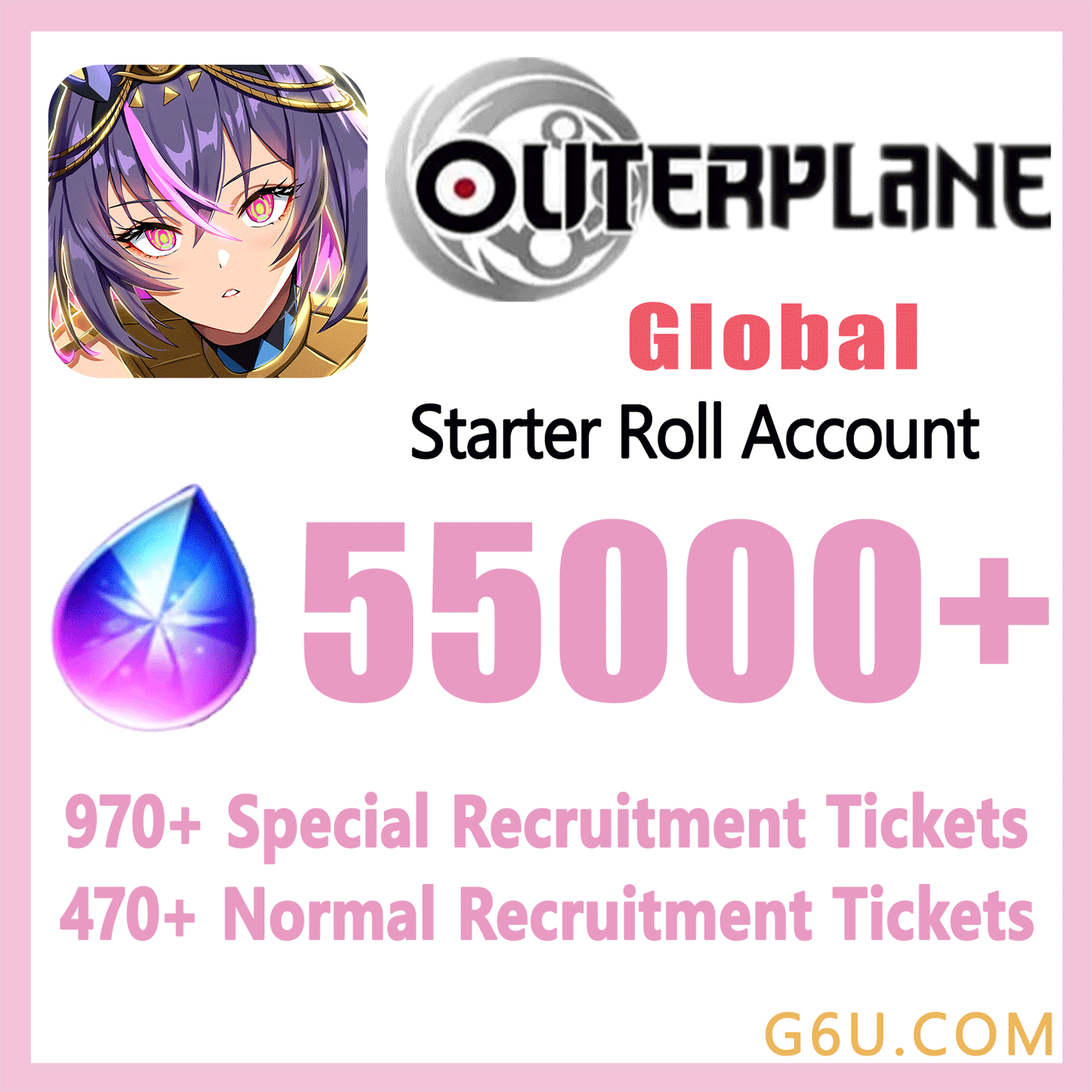 OUTERPLANE Starter Reroll Account (Global)