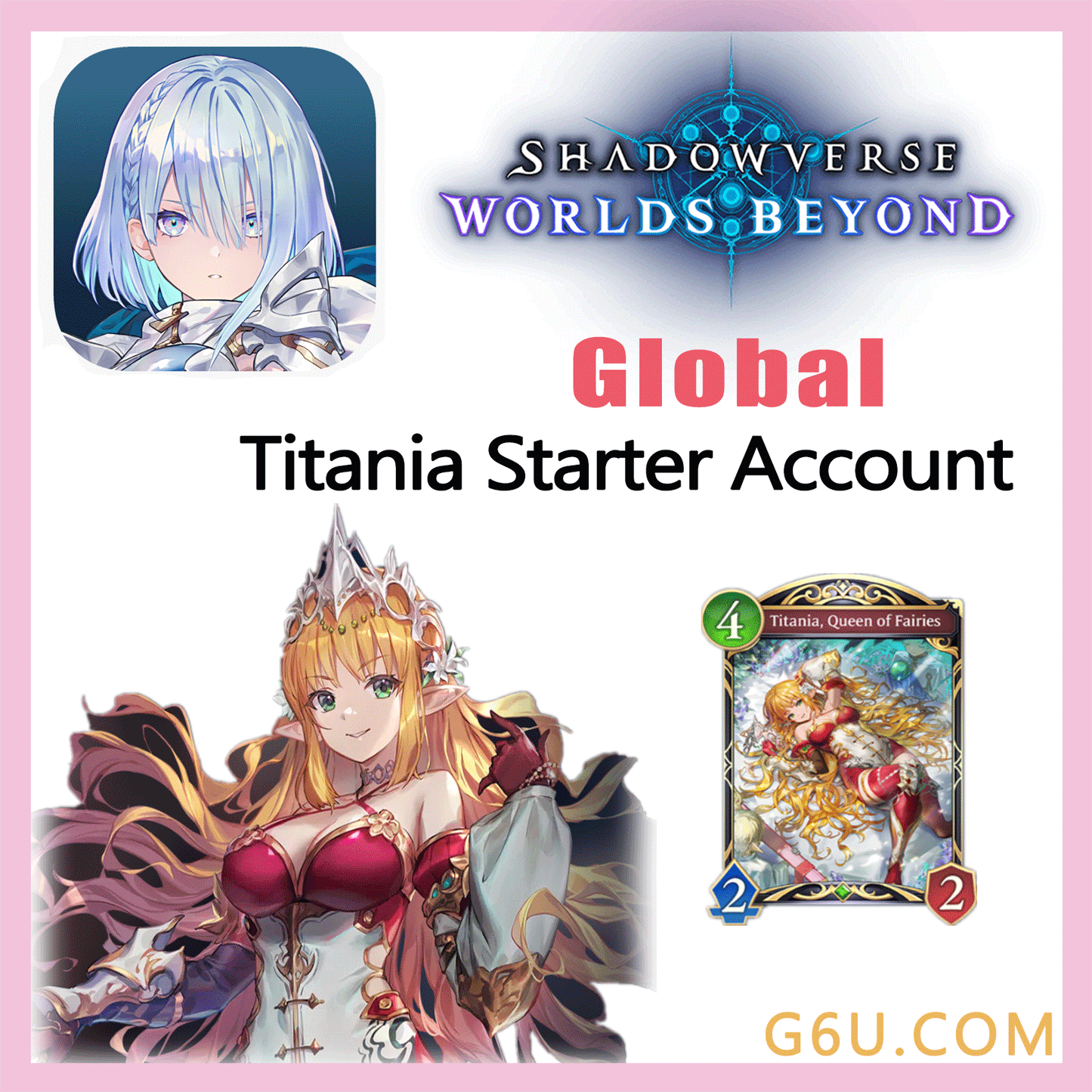 Shadowverse:Worlds Beyond Different Painting Titania Starter Account(Global)