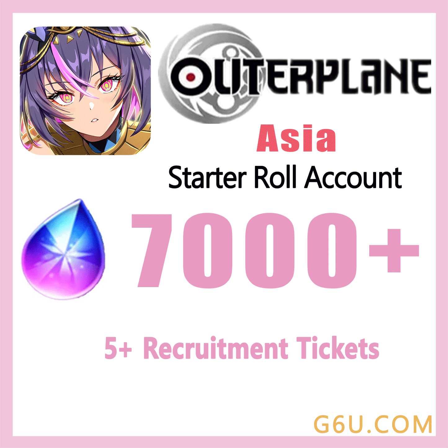 OUTERPLANE Starter Reroll Account (Global)