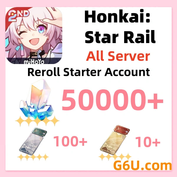 Honkai: Star Rail HSR Starter Reroll Account ( All Server )