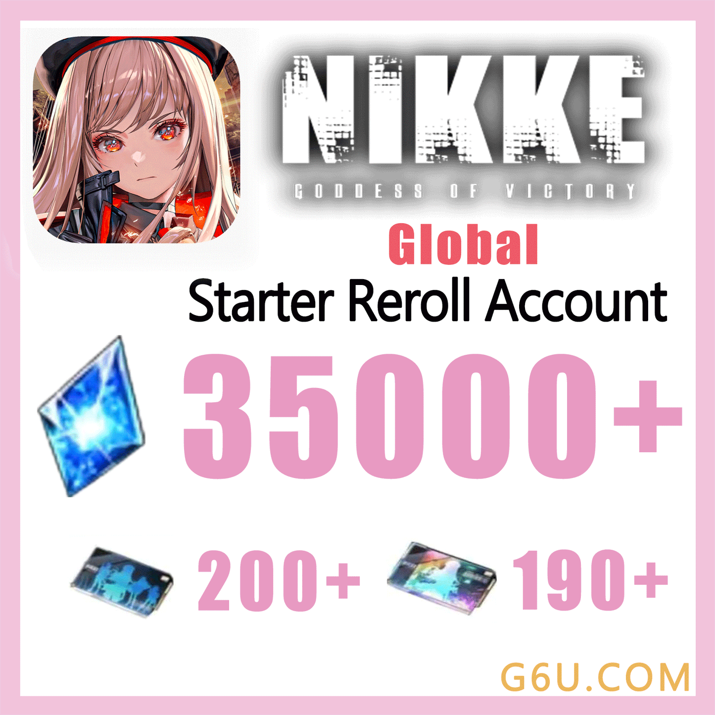 GODDESS OF VICTORY: NIKKE Starter Roll Account ( Global )