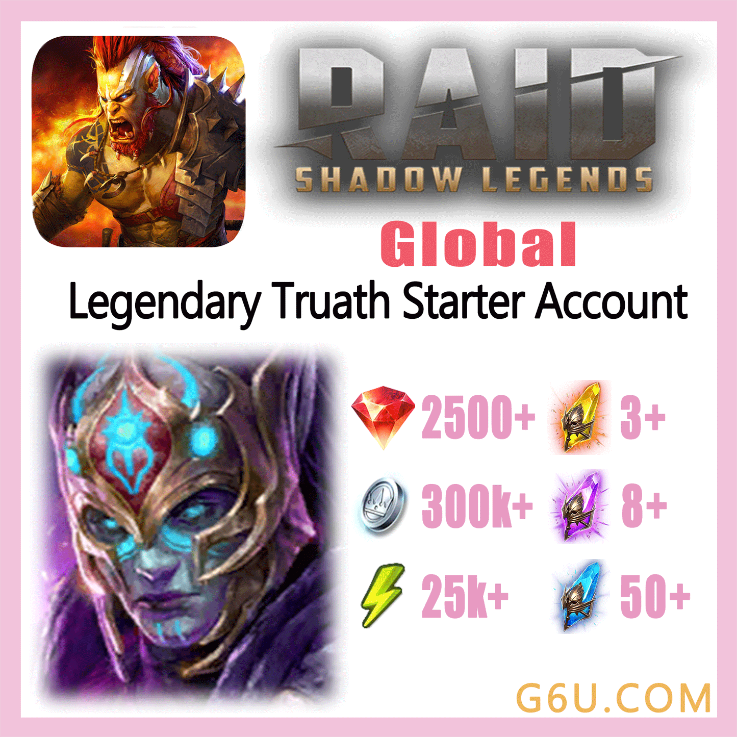 Raid: Shadow Legends Legendary Truath Starter Account (Global)