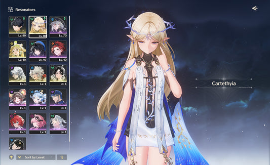 Wuthering Waves Full Destiny Seat Cartethyia Premium Account (America)