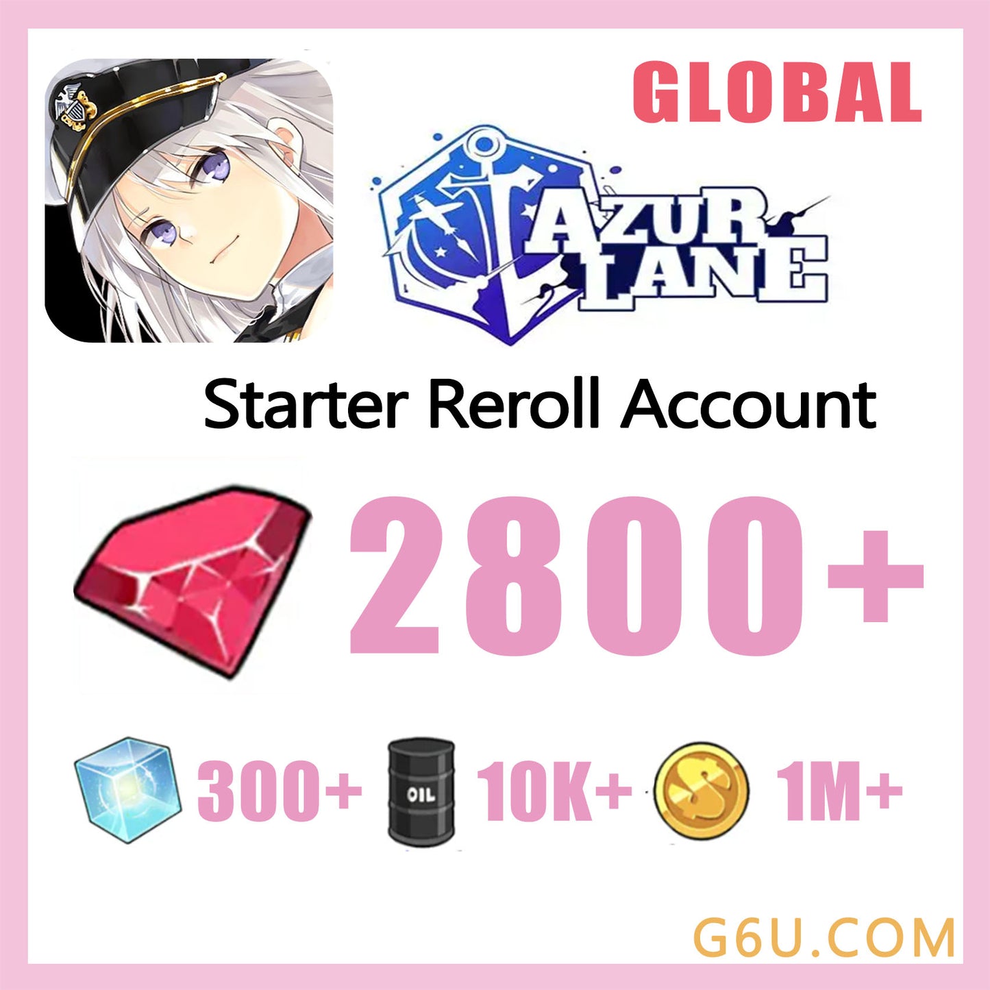 Azur Lane Starter Account ( Global )