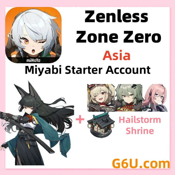 Zenless Zone Zero Miyabi Starter Account ( Asia )