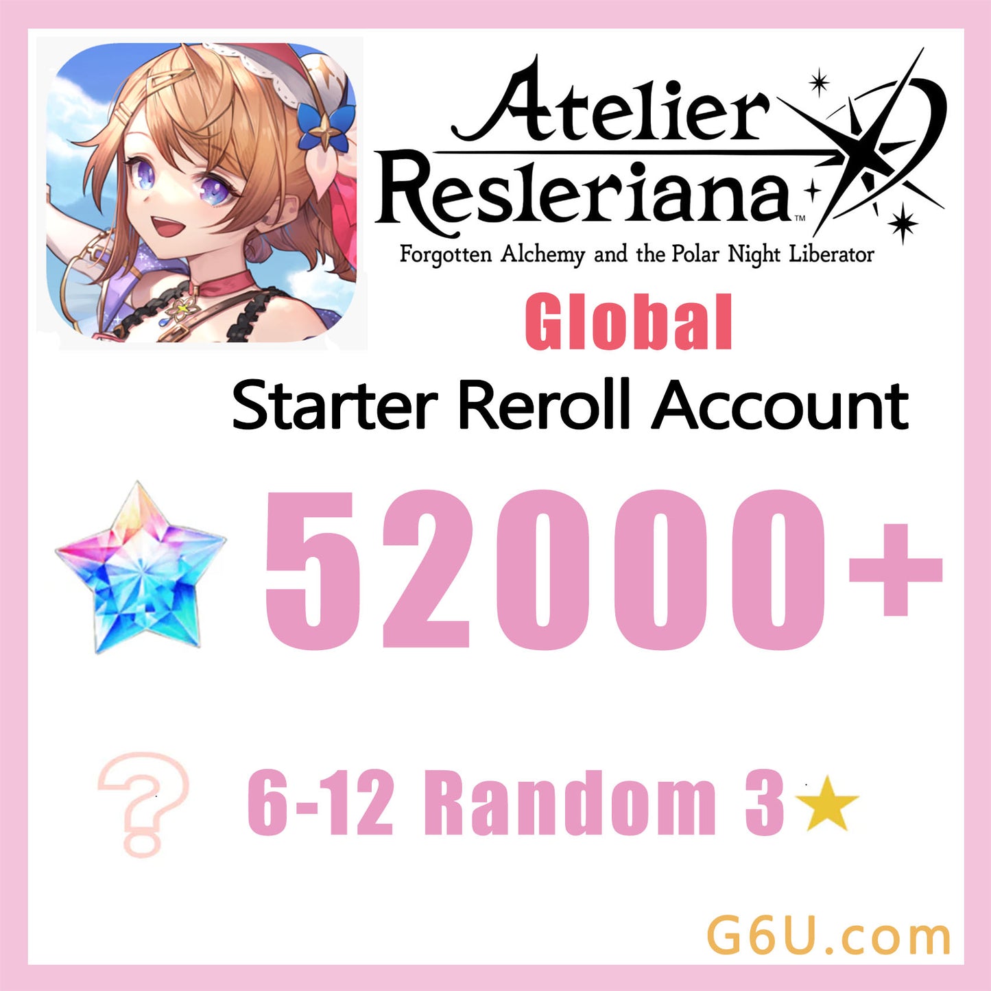 Atelier Resleriana Reroll Starter Account (Global)