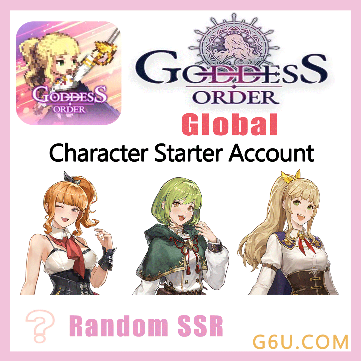 Goddess Order Character Starter Account(Global)