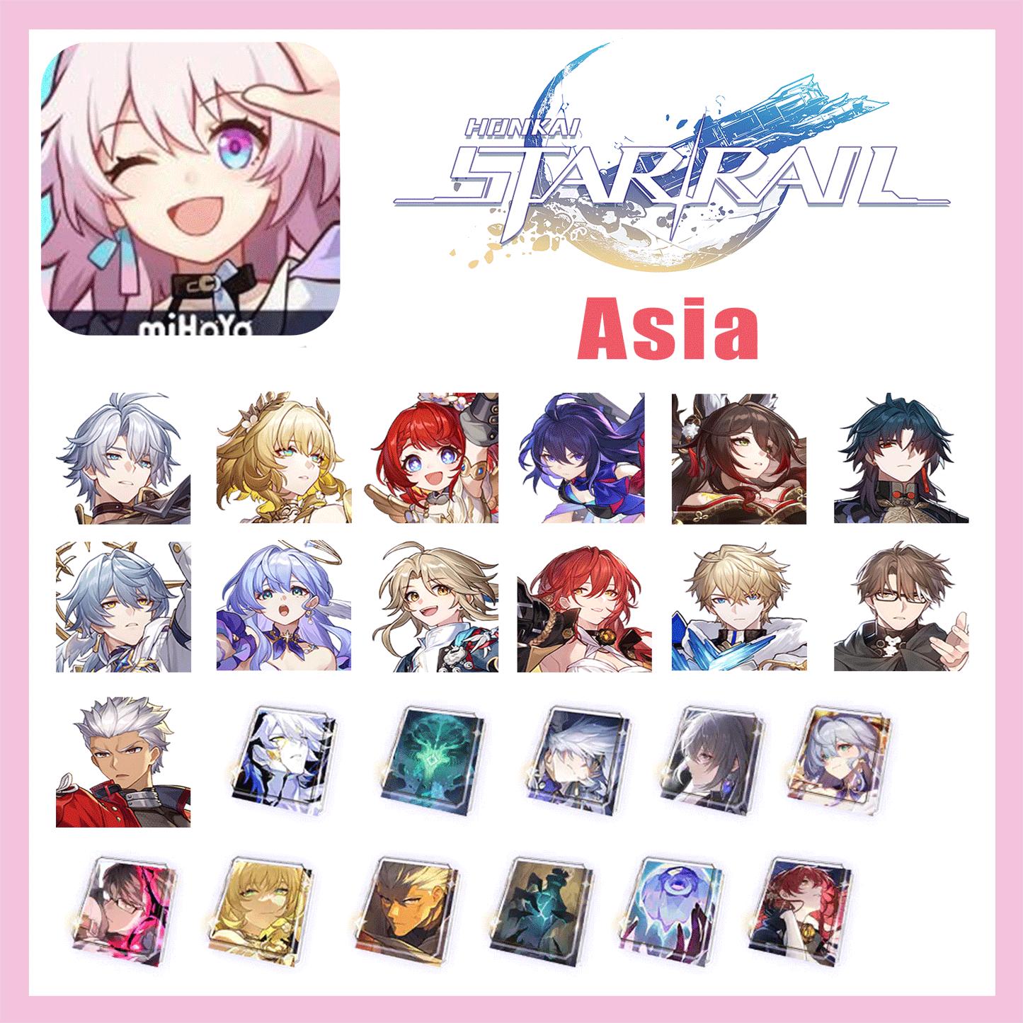 Honkai: Star Rail 3 C2 Characters Premium Account(Asia)