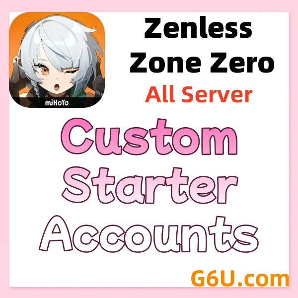 Zenless Zone Zero Rail Custom Selective Starter Accounts