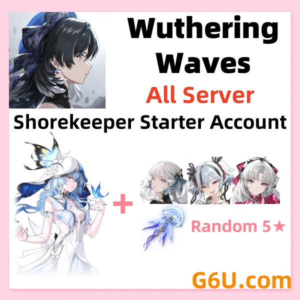 Wuthering Waves Shorekeeper Starter Account ( All Server )