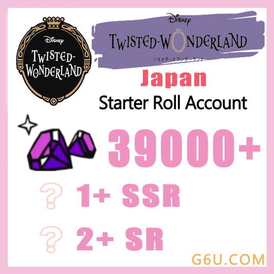 Disney Twisted Wonderland Starter Roll Account(Japan)