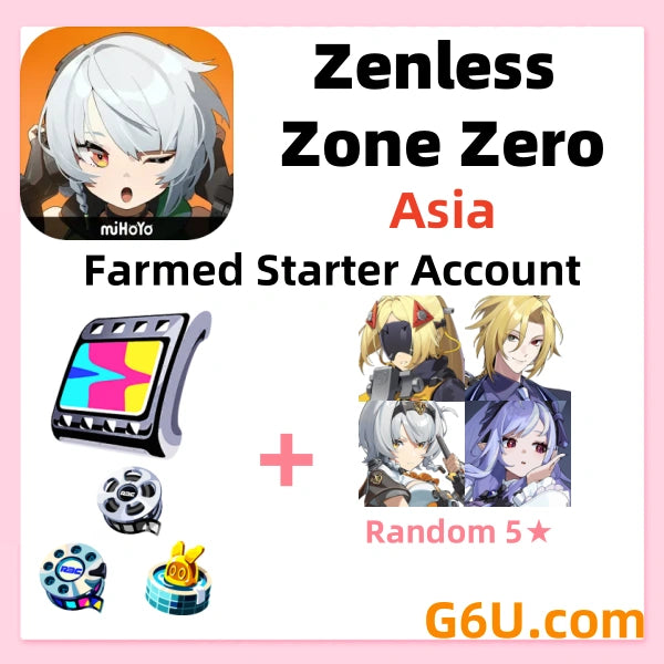 Zenless Zone Zero Farmed Starter Account ( Asia )