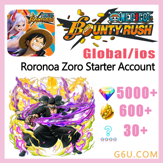 ONE PIECE Bounty Rush  Roronoa Zoro Starter Account ( Global | IOS )