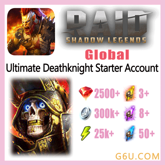 Raid: Shadow Legends Legendary Ultimate Deathknight Starter Account (Global)