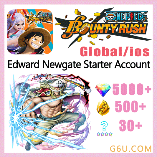 ONE PIECE Bounty Rush Edward Newgate Starter Account ( Global | IOS )