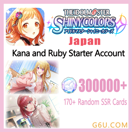 Idolmaster Shiny Colors Shanimasu Shinymas iDOLM@STER  Arima Kana + Hoshino Ruby Starter Account