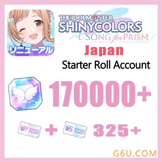 Idolmaster Shiny Colors Song for Prism Shanison Shinymas iDOLM@STER Starter Reroll Account (Japan)