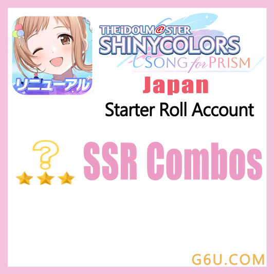 Idolmaster Shiny Colors Song for Prism Shanimasu Shinymas iDOLM@STER Starter Roll Account(Japan)