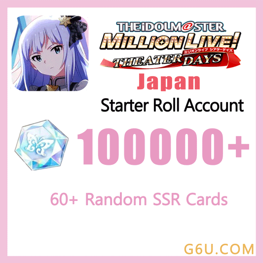 Idolmaster Theater Days Mirishita iDOLM@STER Starter Reroll Account(Japan)