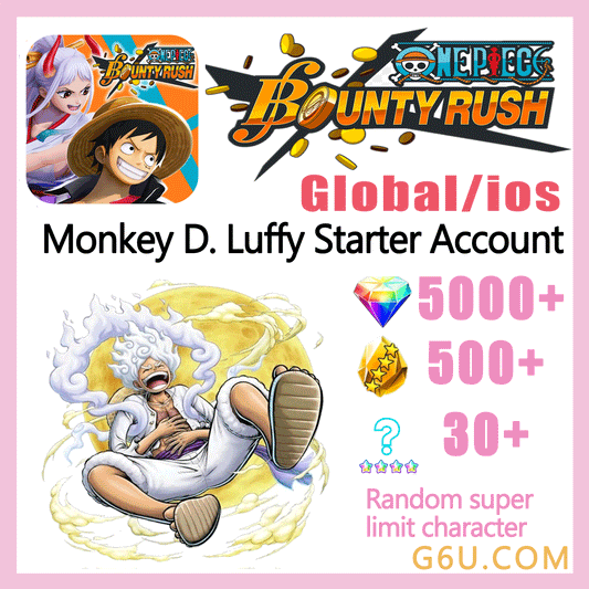 ONE PIECE Bounty Rush Monkey D. Luffy Starter Account ( Global | ios )