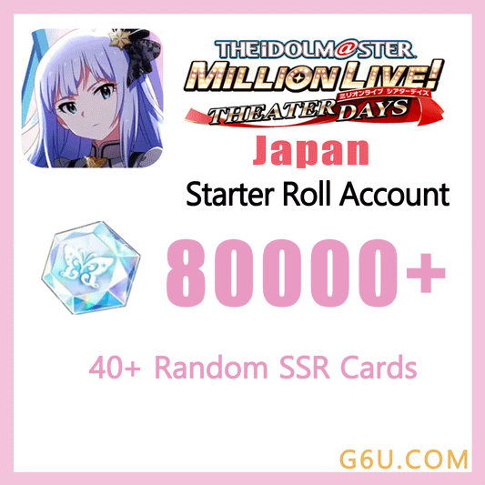 Idolmaster Theater Days Mirishita iDOLM@STER Starter Reroll Account(Japan)