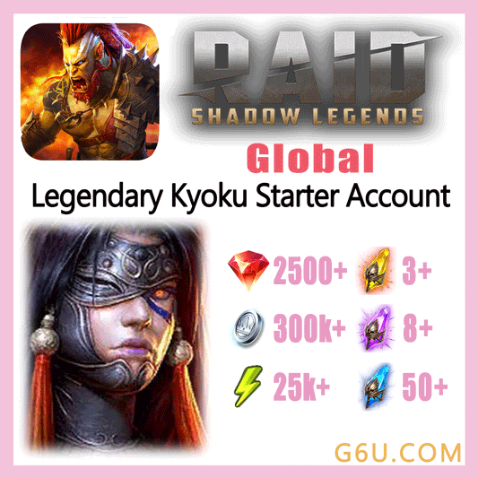 Raid: Shadow Legends Legendary Kyoku Starter Account (Global)