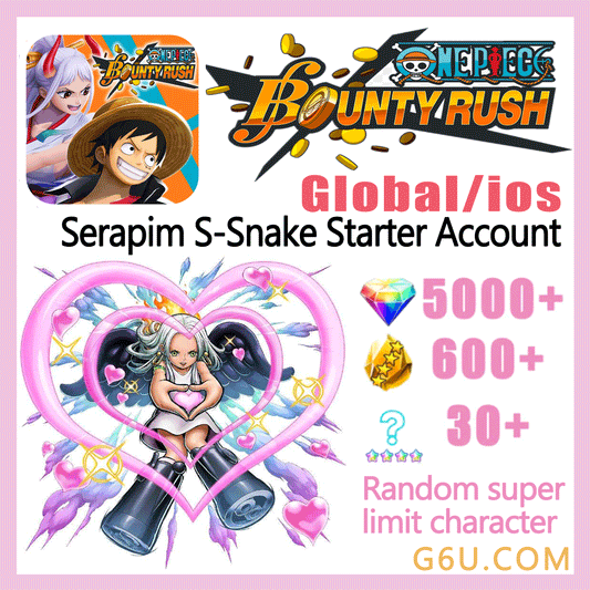 ONE PIECE Bounty Rush Serapim S-Snake Starter Account ( Global | ios )