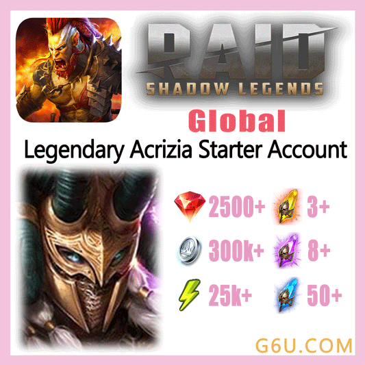 Raid: Shadow Legends Legendary Acrizia Starter Account (Global)