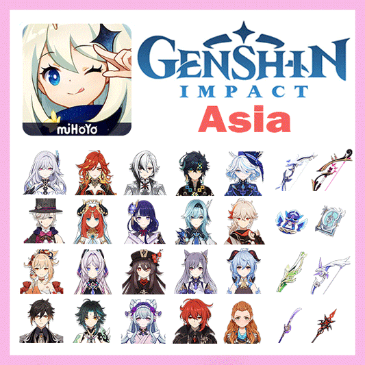 Genshin Impact 56 Gold High Training Level Premium Account (Asia)