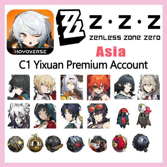 Zenless Zone Zero C2 Yixuan Premium Account（Asia）