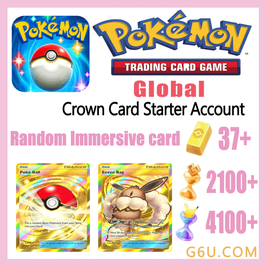 Pokémon TCG Pocket Crown Card Starter Account ( Global )