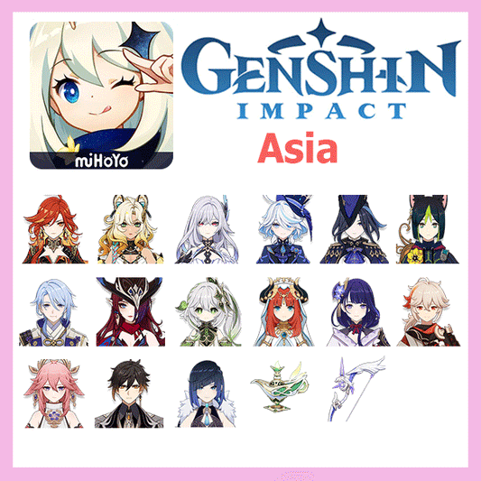 Genshin Impact 33 Gold Premium Account (Asia)