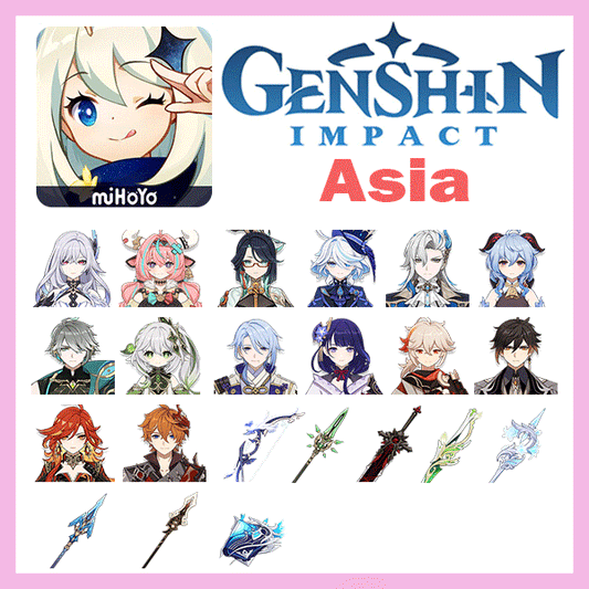 Genshin Impact 40 Gold Premium Account (Asia)