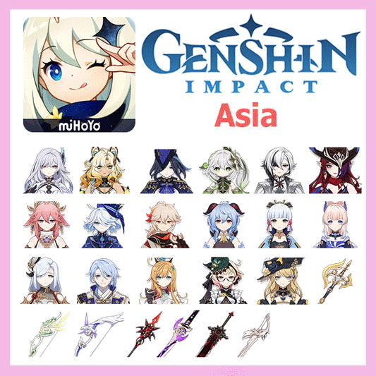 Genshin Impact 37 Gold Premium Account (Asia)