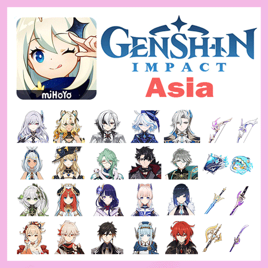 Genshin Impact 63 Gold Premium Account (Asia)