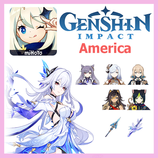 Genshin Impact Full Destiny Seat Skirk Premium Account (America)