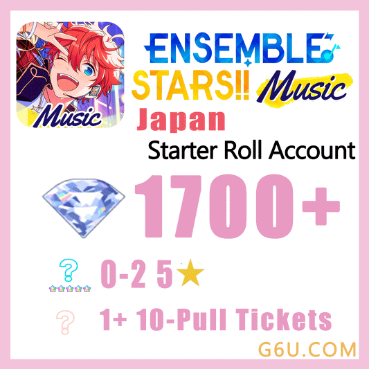 Ensemble Stars Music Enstars Reroll Fresh Starter Account（Japan）