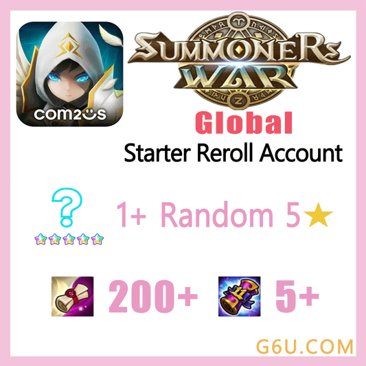 Summoners War Starter Roll Account ( Global )