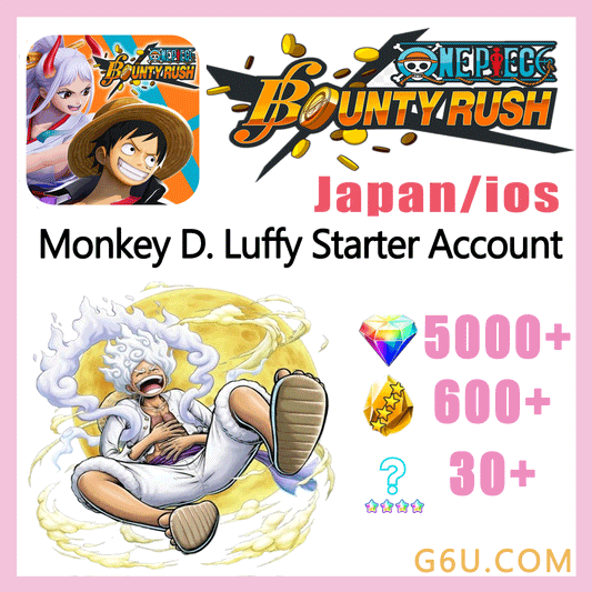 ONE PIECE Bounty Rush Monkey D. Luffy Starter Account  ( Japan | ios )