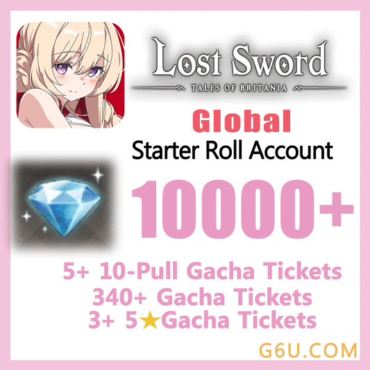 Lost Sword Starter Reroll Account（ Global ）