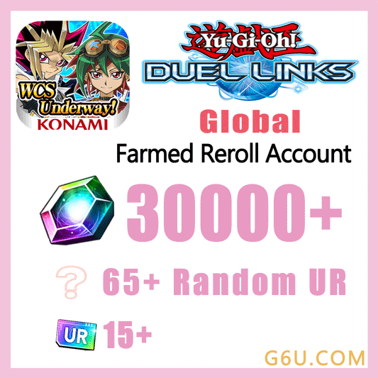 Yu-Gi-Oh! Duel Links Farmed Reroll Account （Global）