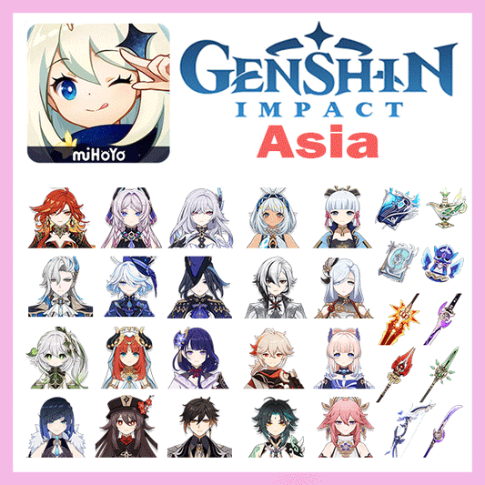 Genshin Impact Full Destiny Seat Clo­rinde+5 Destiny Seat Kami­sato Aya­ka Premium Account (Asia)
