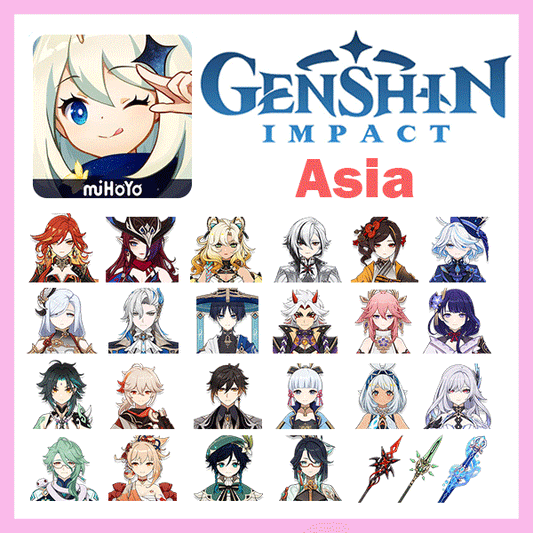 Genshin Impact 45 Gold Premium Account (Asia)
