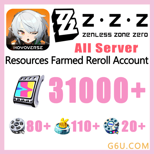 Zenless Zone Zero Resources Farmed Reroll Account ( All Server )