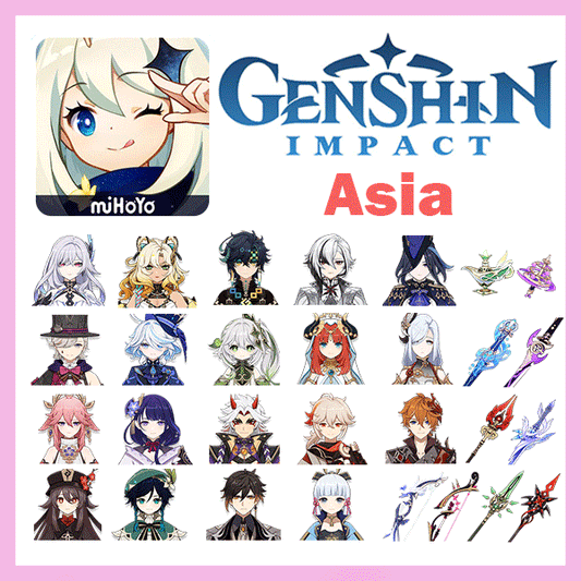 Genshin Impact 59 Gold Premium Account (Asia)