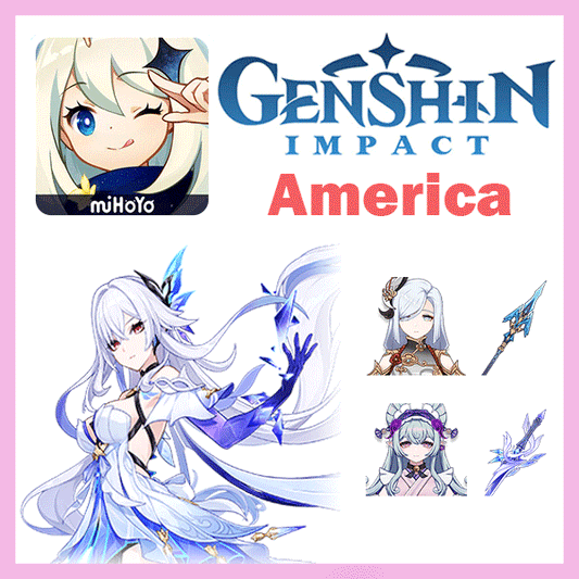 Genshin Impact Full Destiny Seat Skirk Premium Account (America)