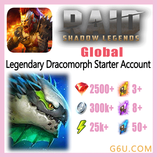 Raid: Shadow Legends Legendary Dracomorph Starter Account (Global)