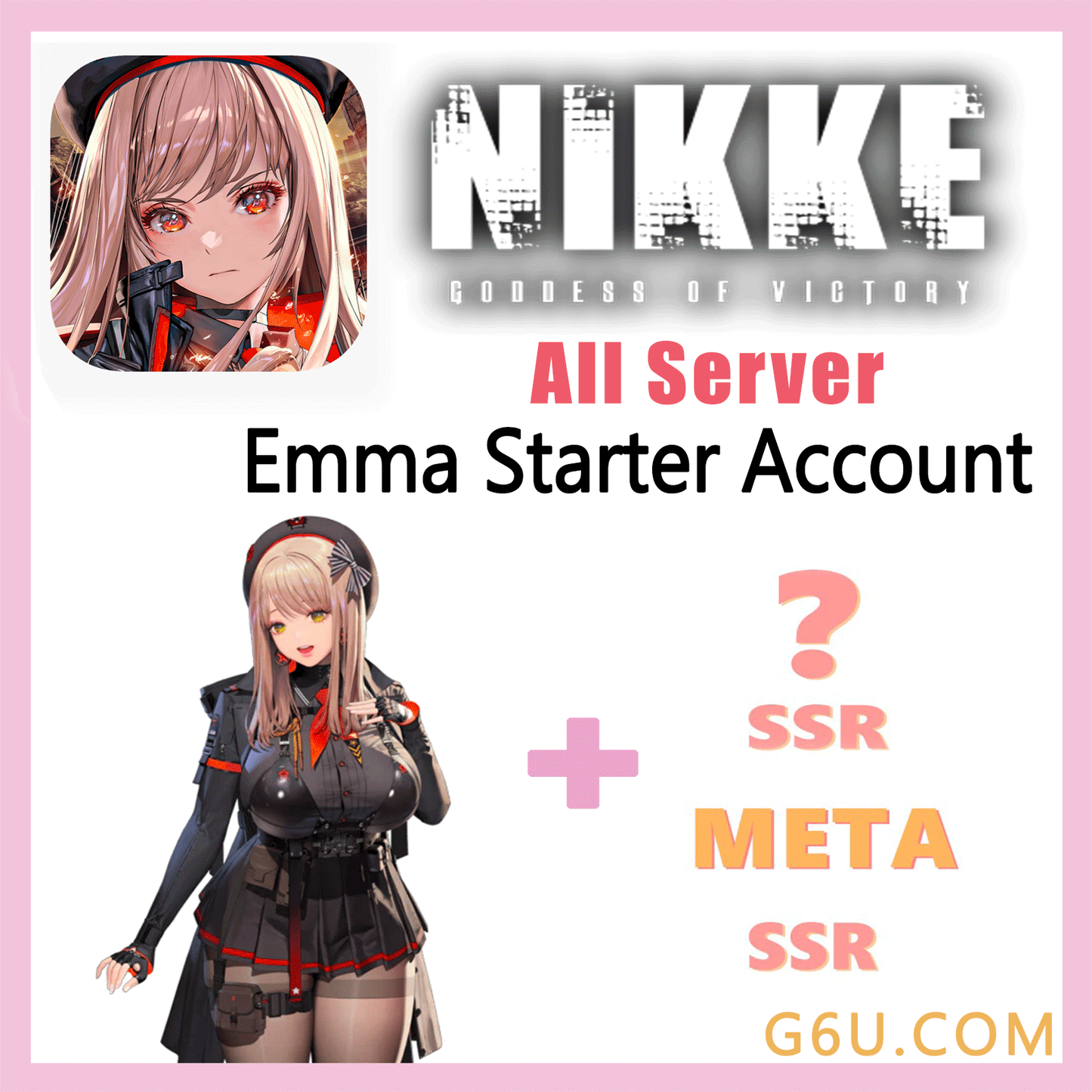 GODDESS OF VICTORY: NIKKE Emma Starter Account ( All Server )